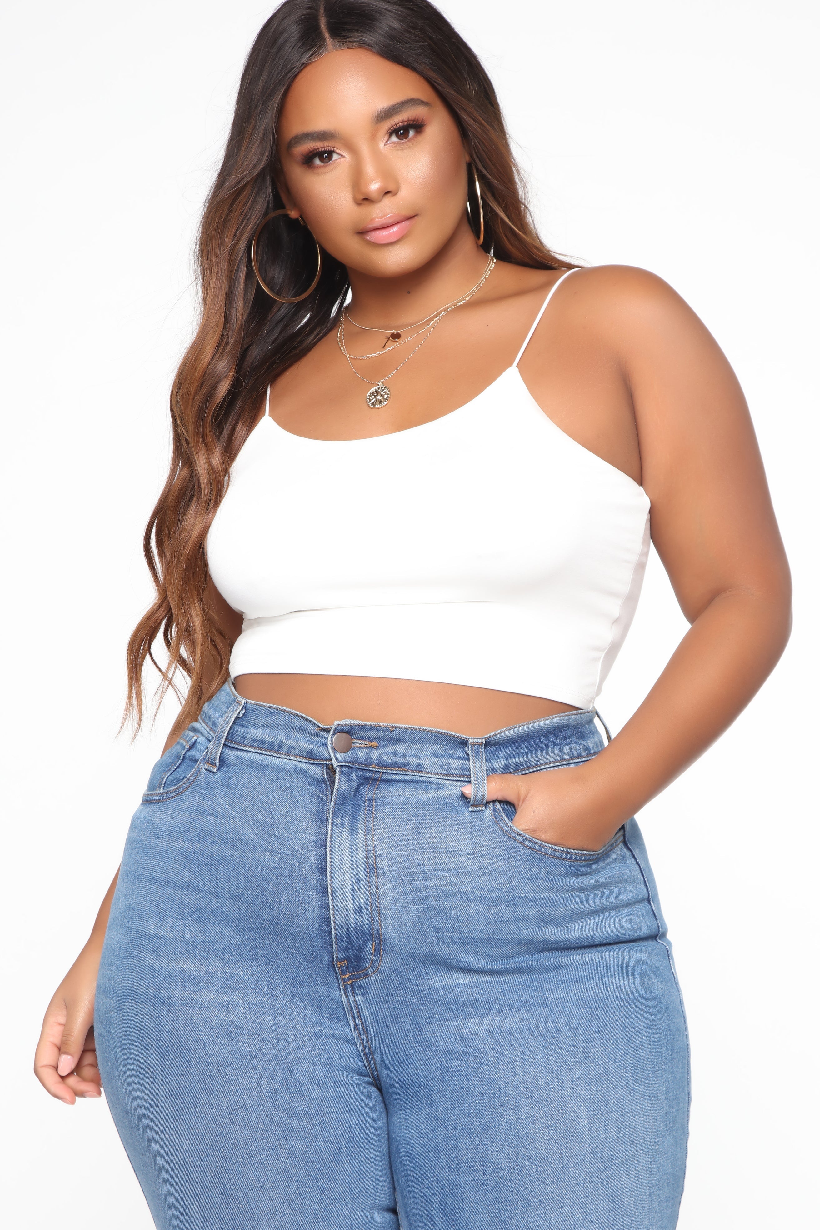KiKi Cropped Top - Ivory