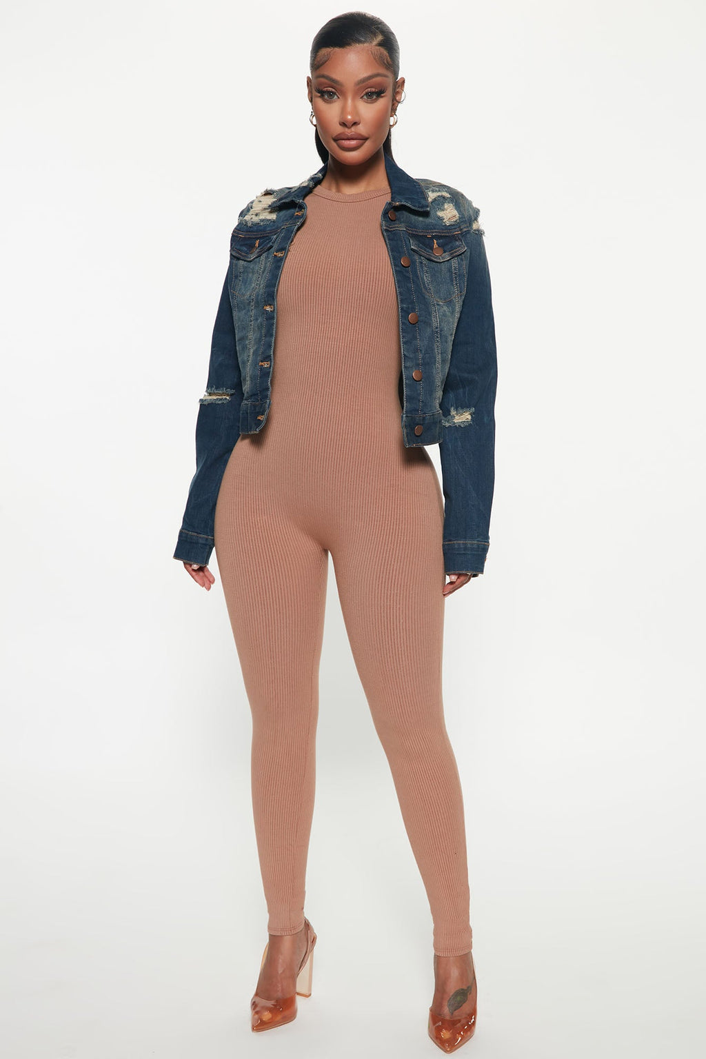 Kelly Denim Jacket - Dark