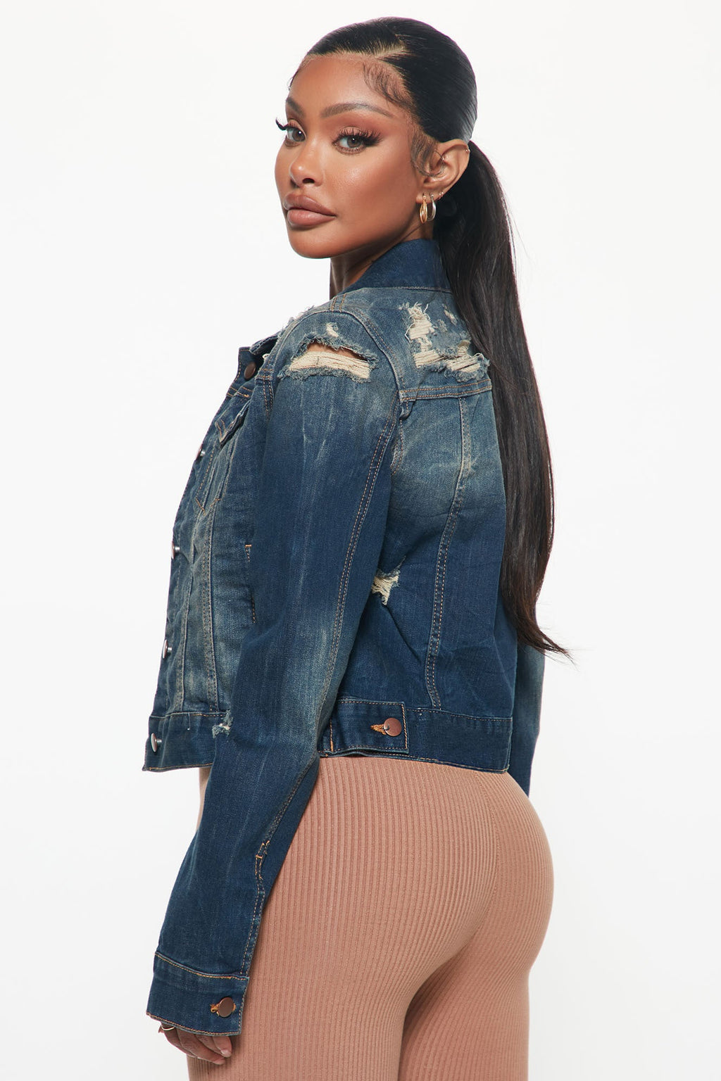 Kelly Denim Jacket - Dark