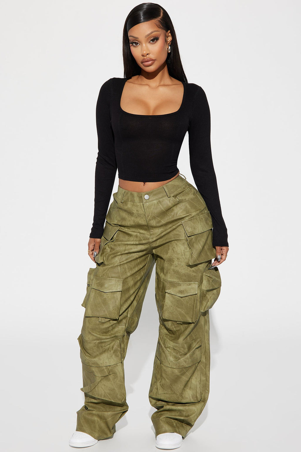 Dana Ribbed Top - Black