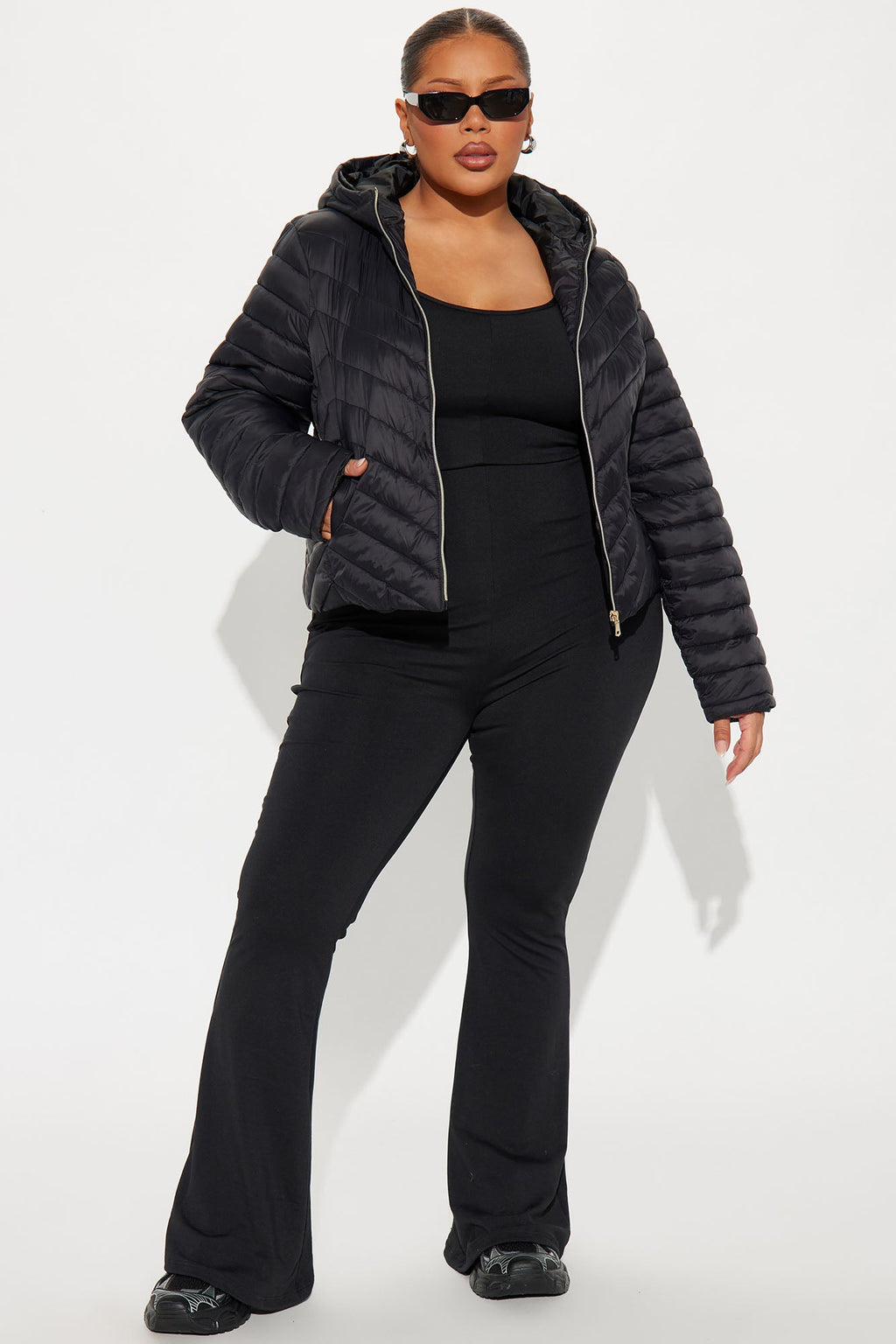 Cold Times Puffer Jacket - Black