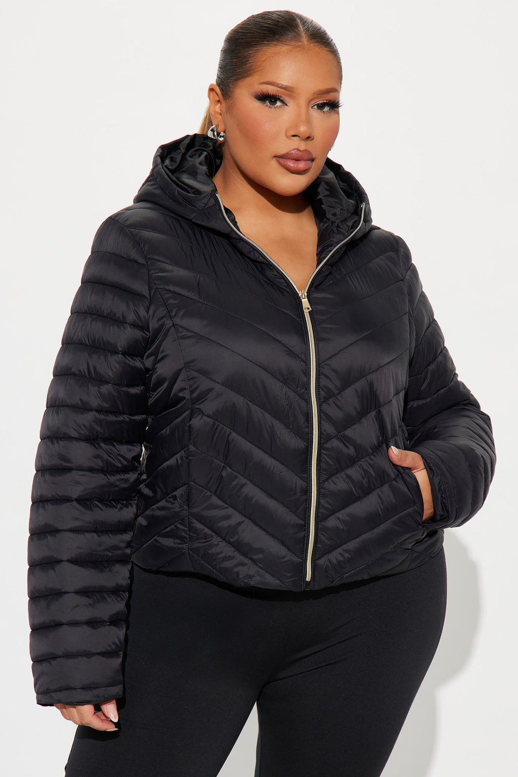 Cold Times Puffer Jacket - Black