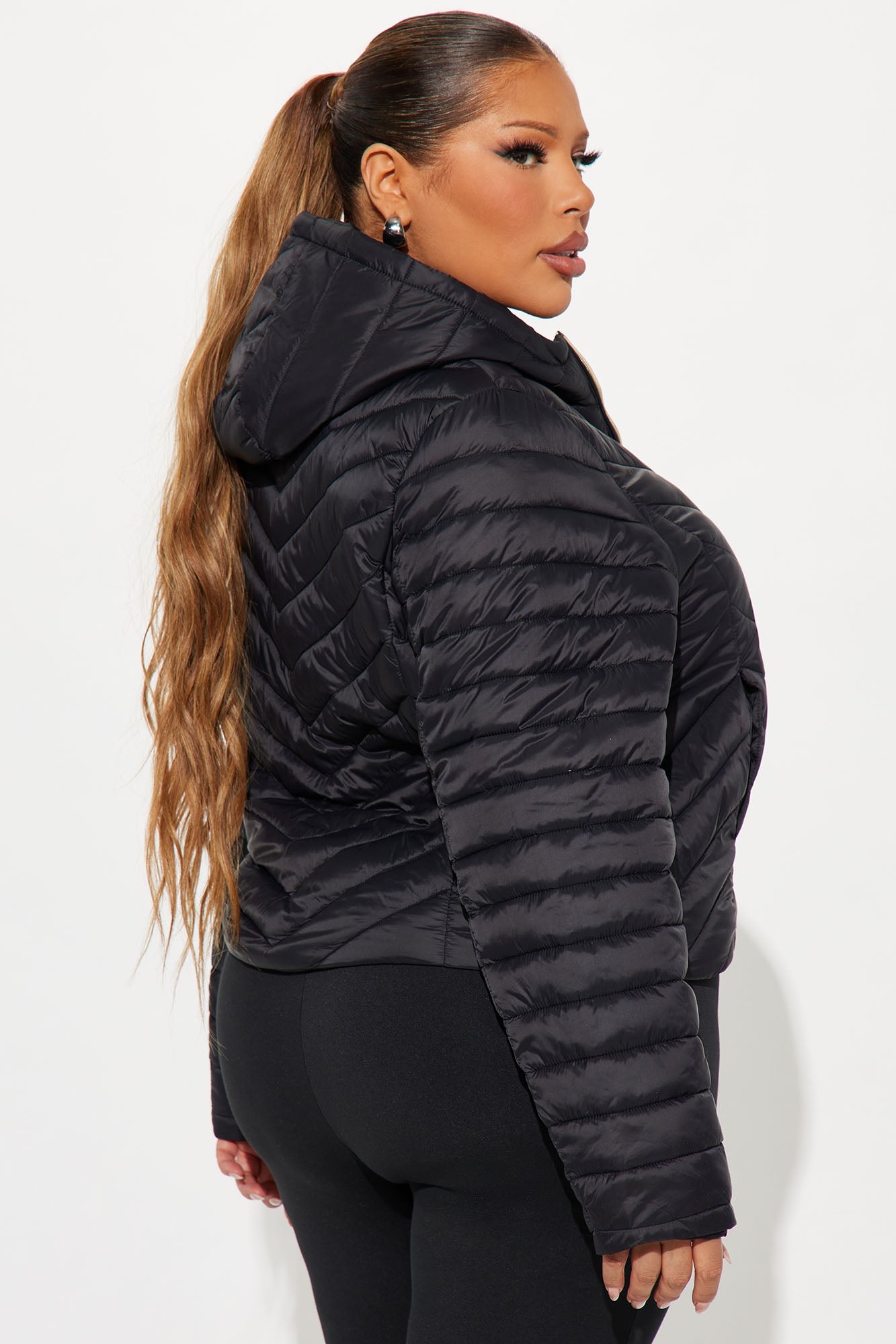 Cold Times Puffer Jacket - Black