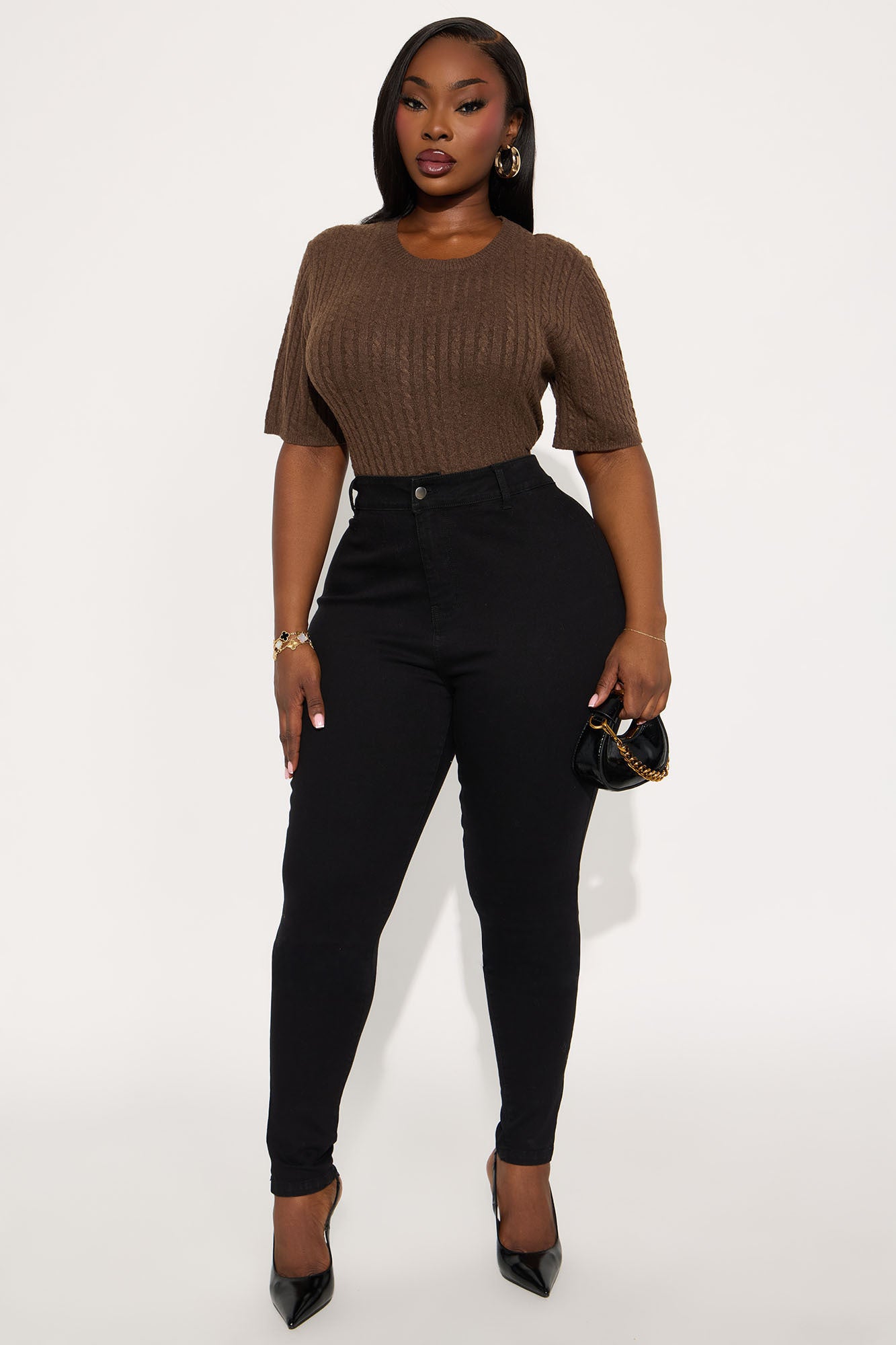 Tall Enough Said High Stretch Skinny Jean - Black