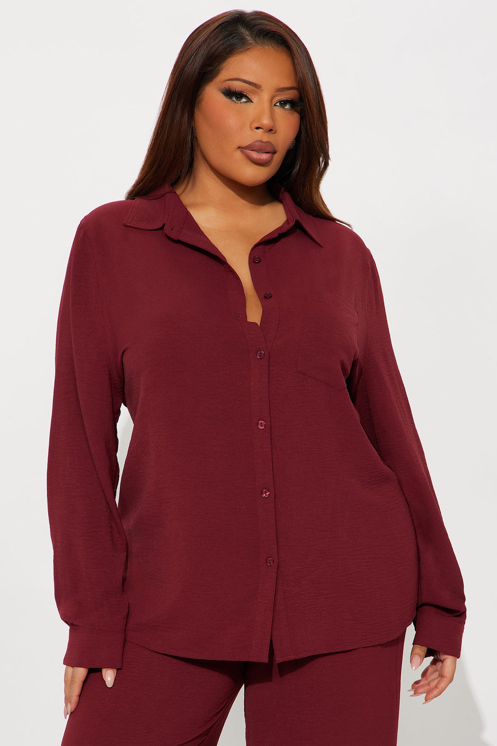 Makenzie Pant Set - Wine