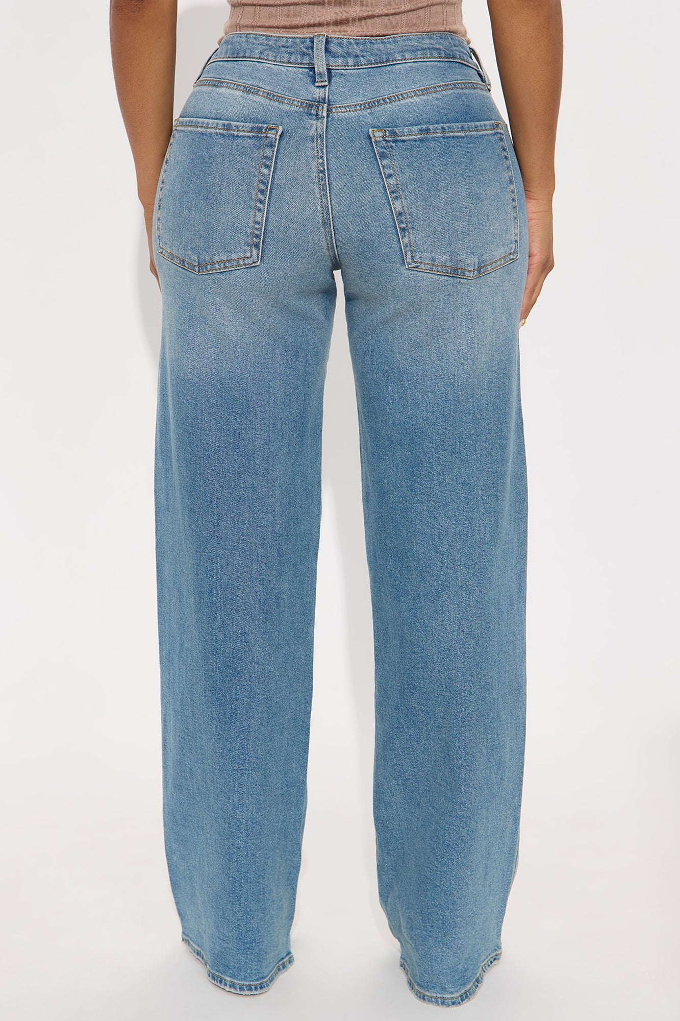 Eastside Low Rise Crossover Wide Leg Jean - Vintage Wash