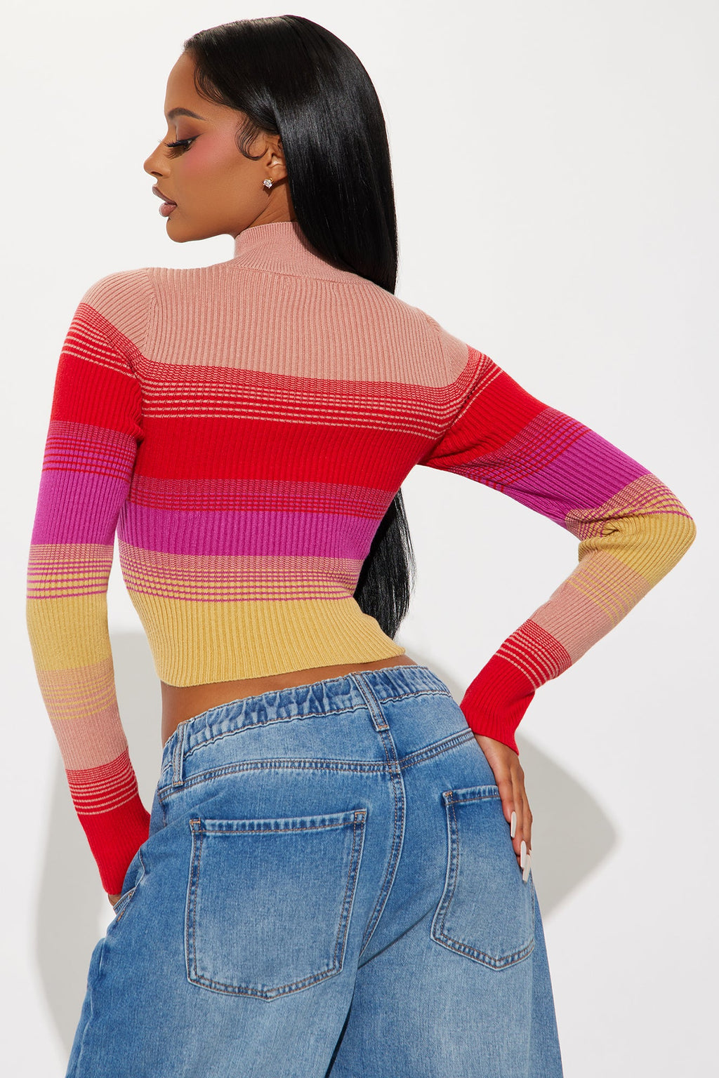 Mi Amore Sweater - Pink/combo