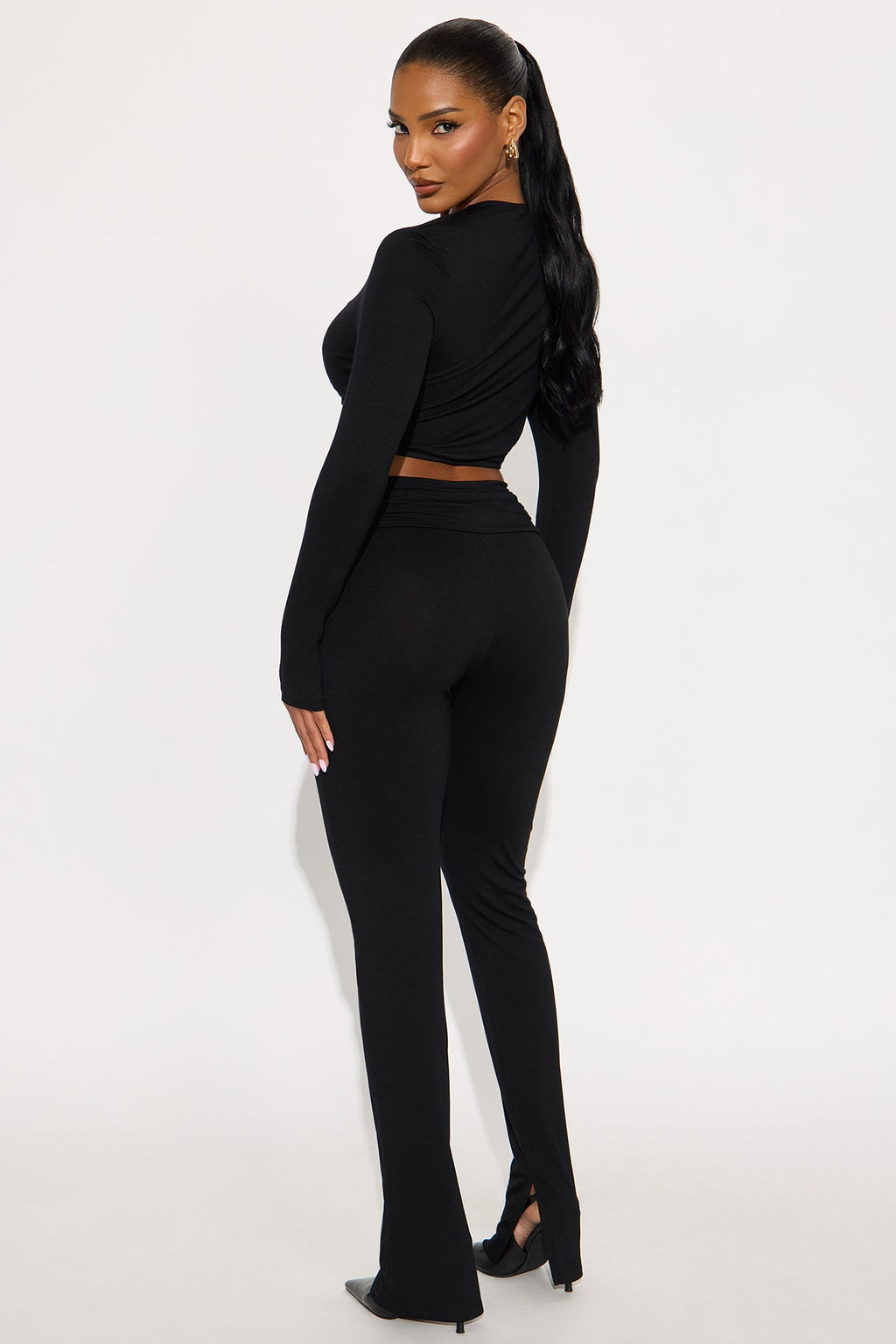 After Hours Allure Pant Set - Black