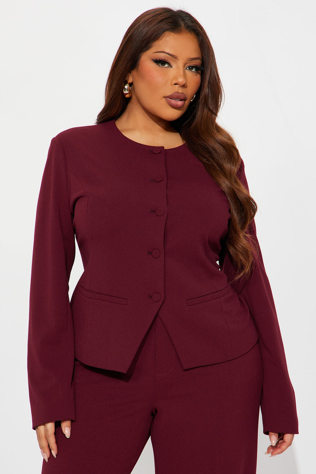 Mission Accomplished Blazer - Burgundy