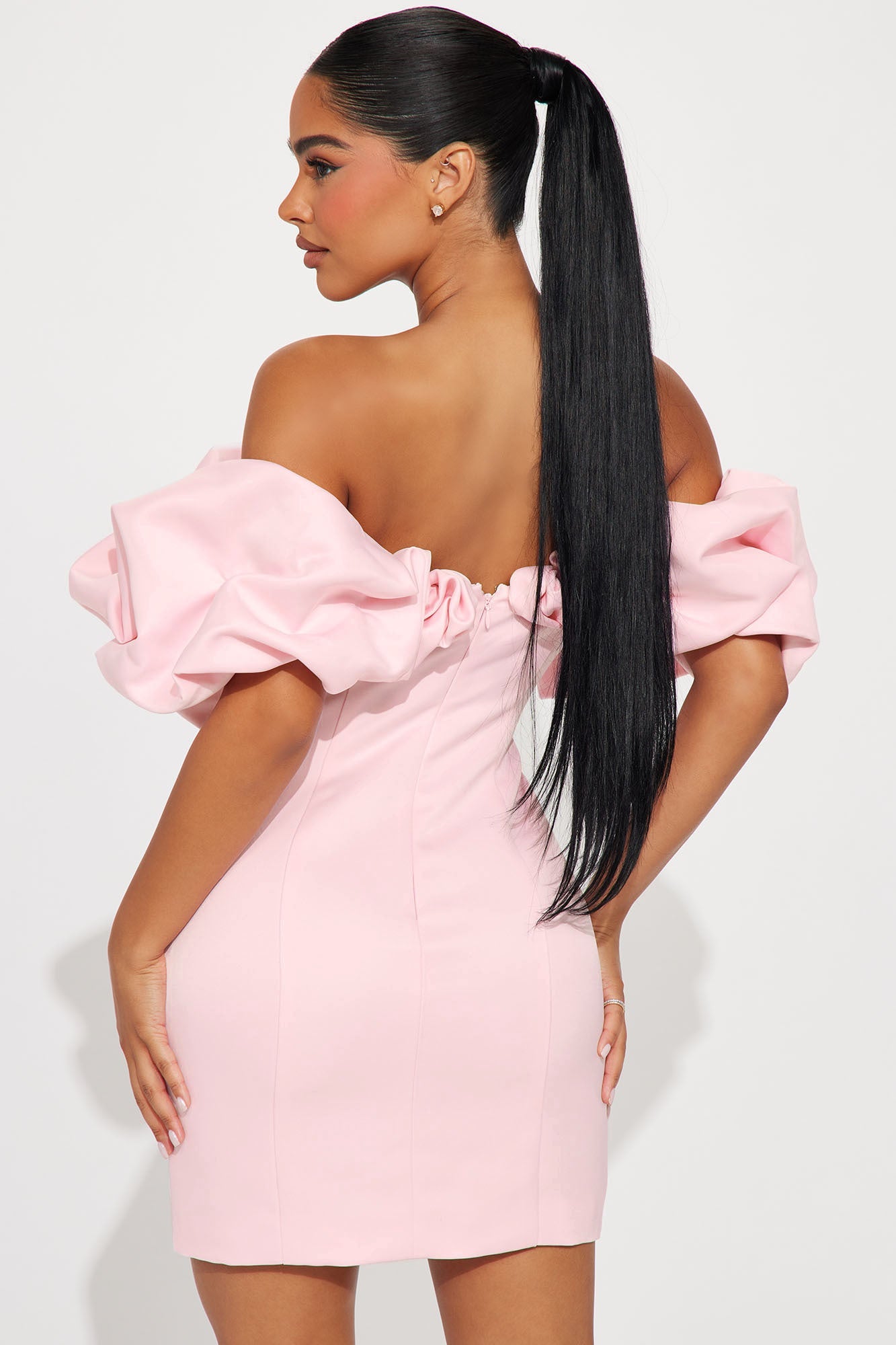 Parisian Nights Mini Dress - Pink