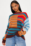 Venice Striped Sweater - Multi Color