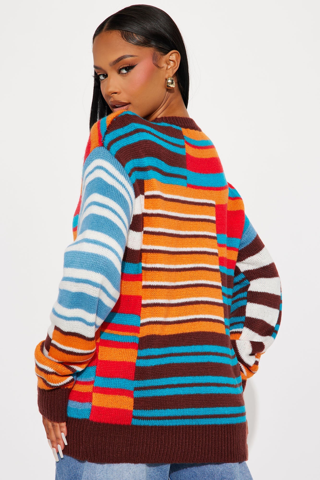 Venice Striped Sweater - Multi Color