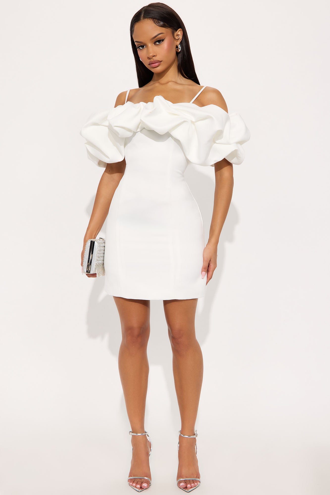 Tall Lola Mini Dress - White