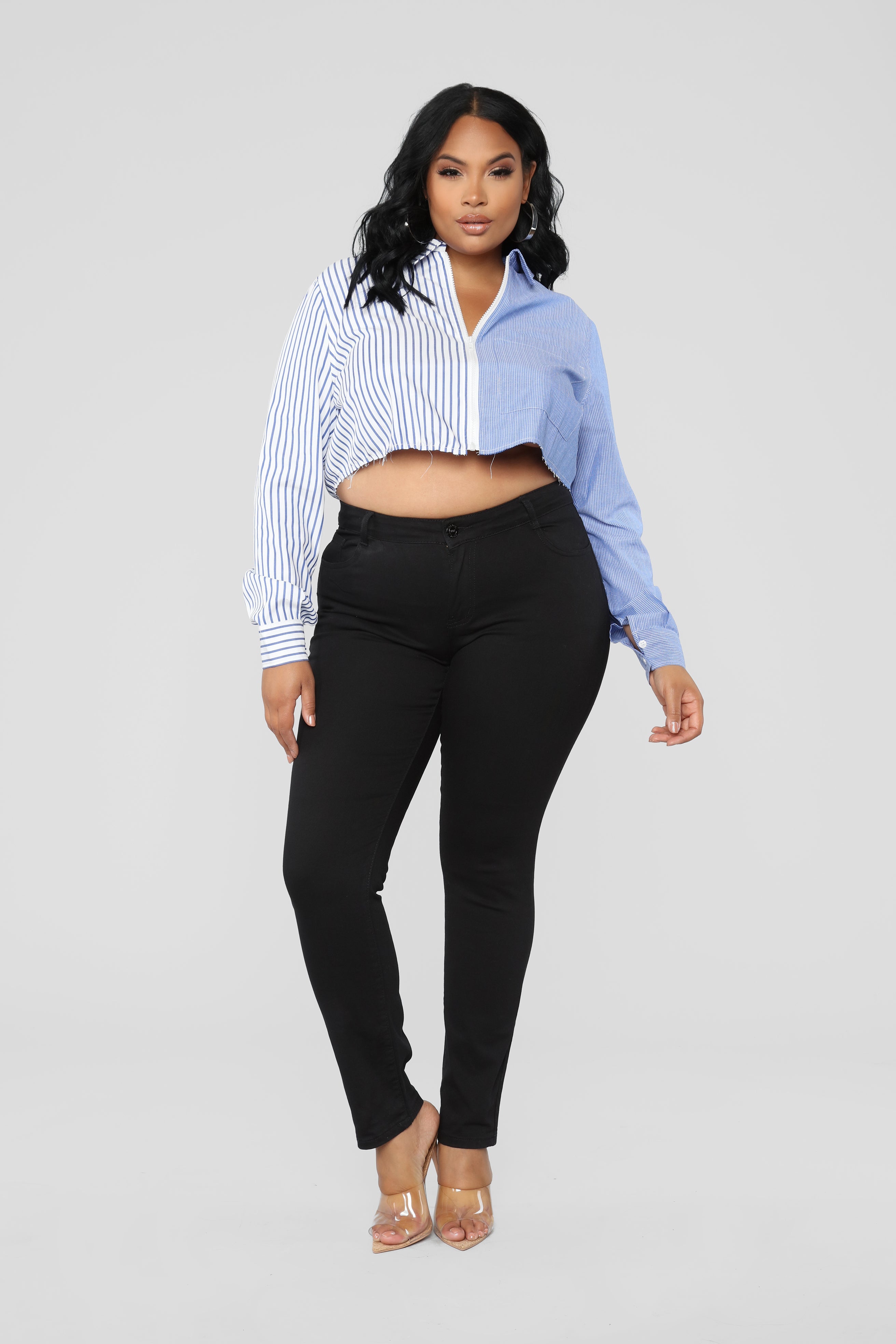 Skinny Uniform Pants - Black