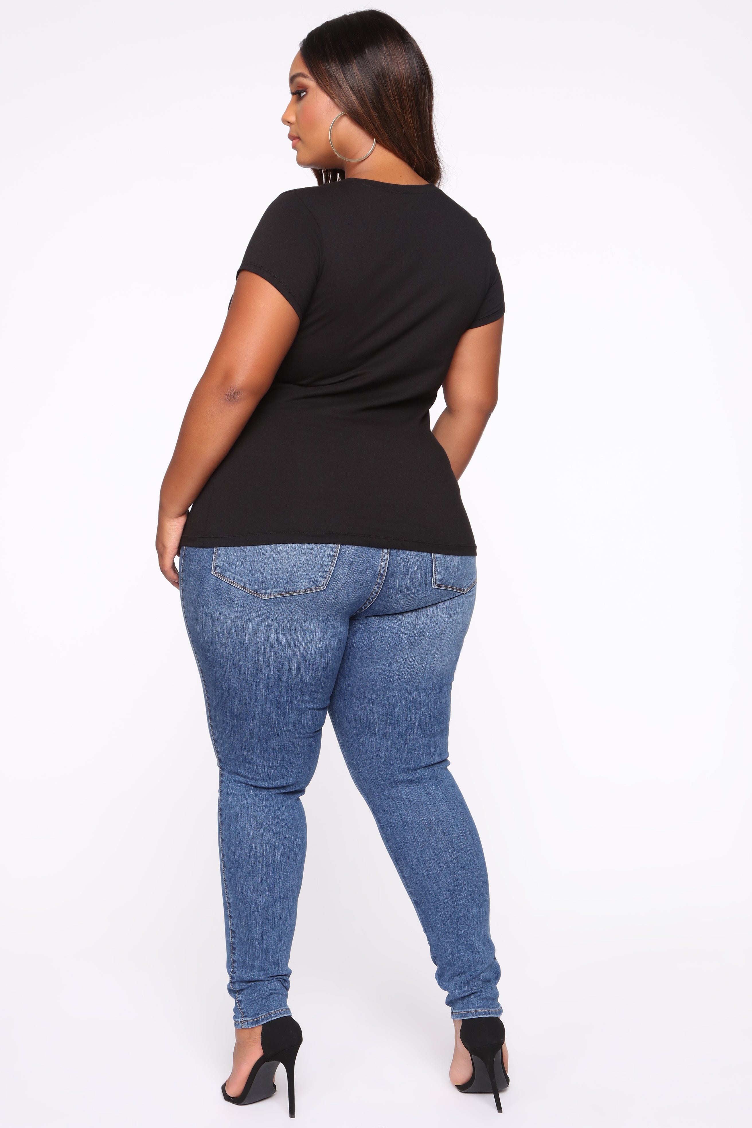 Luxe High Waist Skinny Jeans - Medium