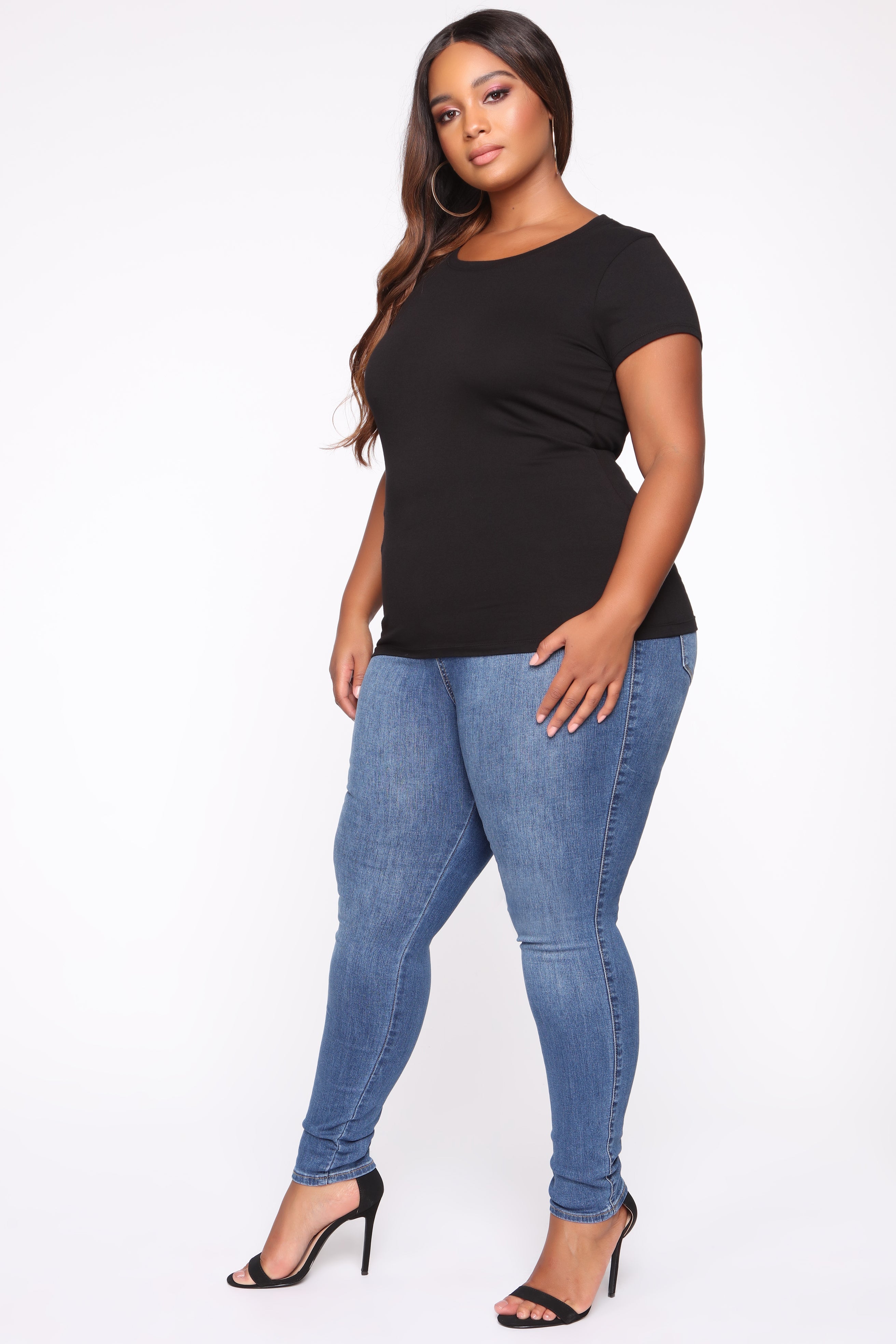 Luxe High Waist Skinny Jeans - Medium