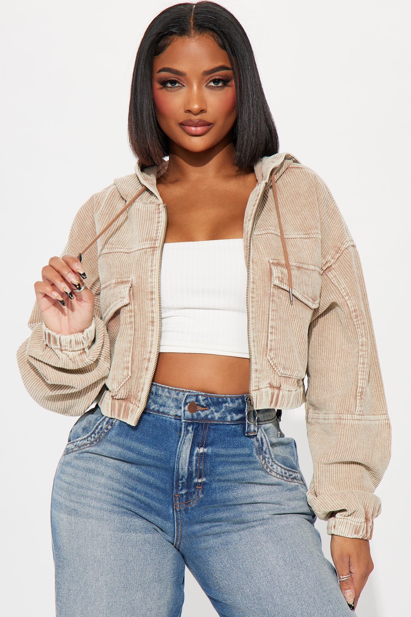 Ellie Corduroy Jacket - Tan
