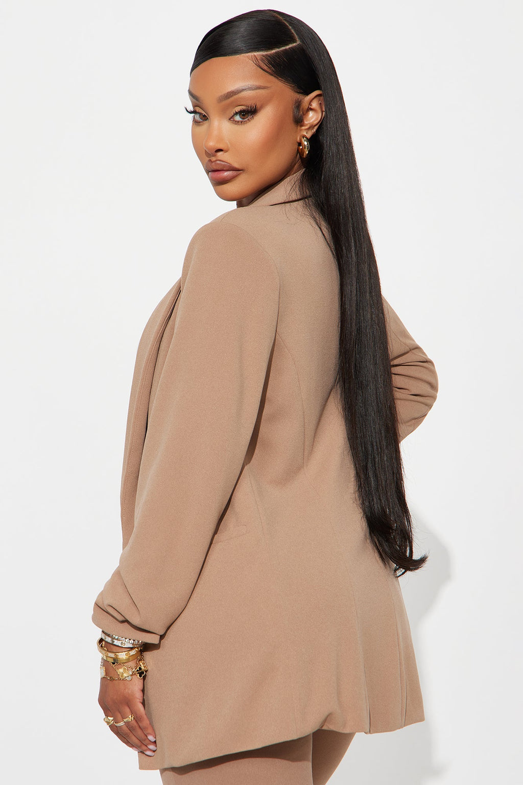 The Celine Blazer - Taupe