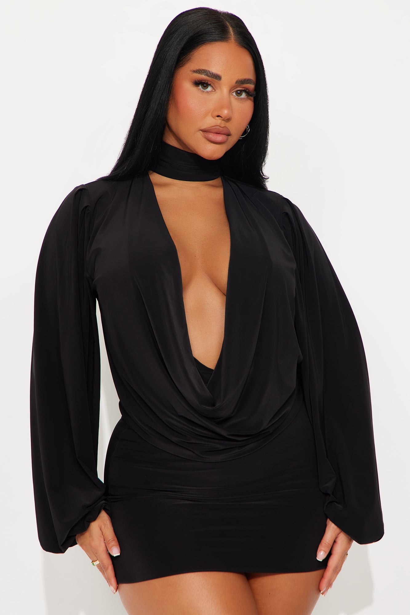 Second Chances Mini Skirt Set - Black