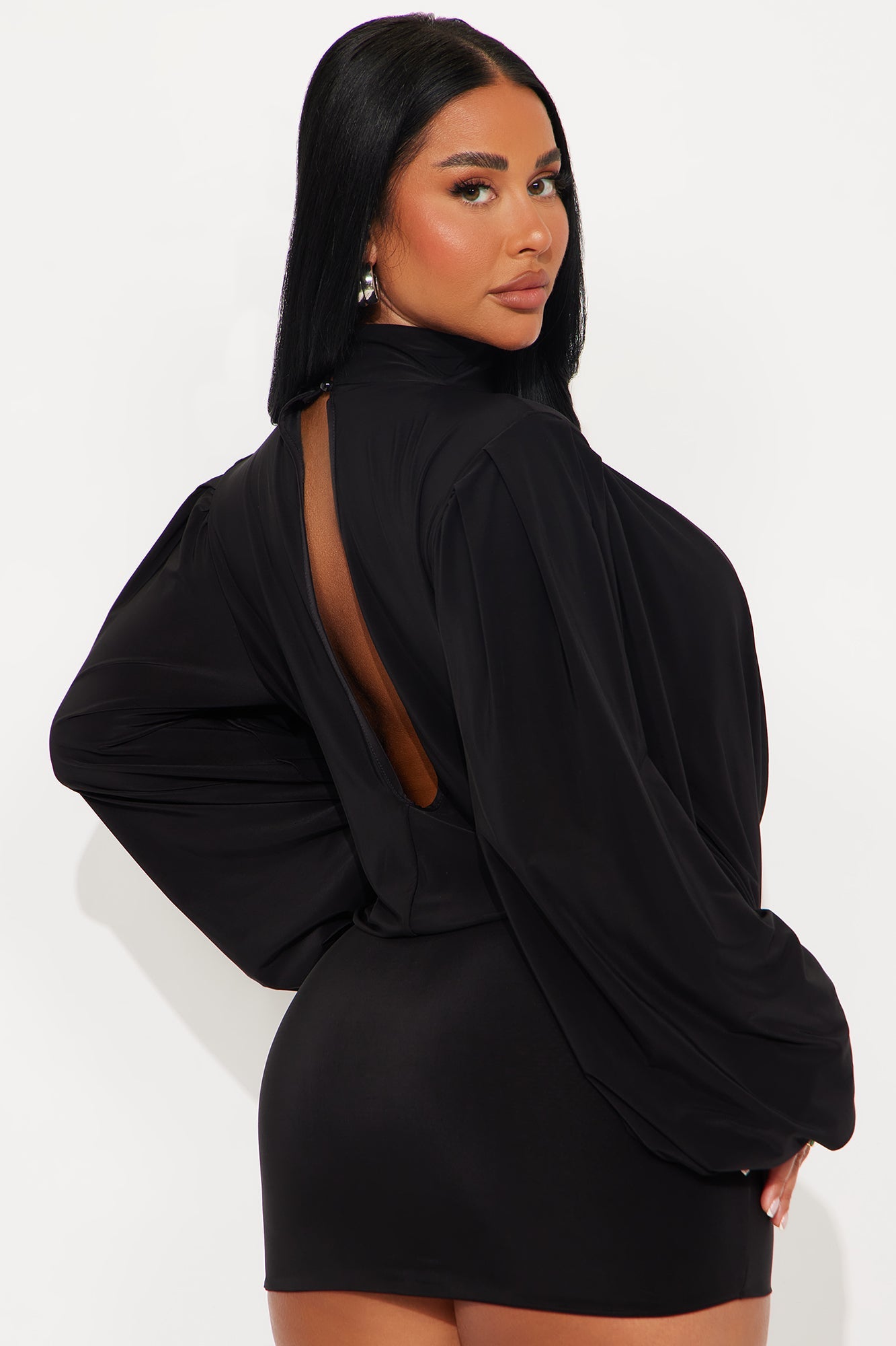 Second Chances Mini Skirt Set - Black