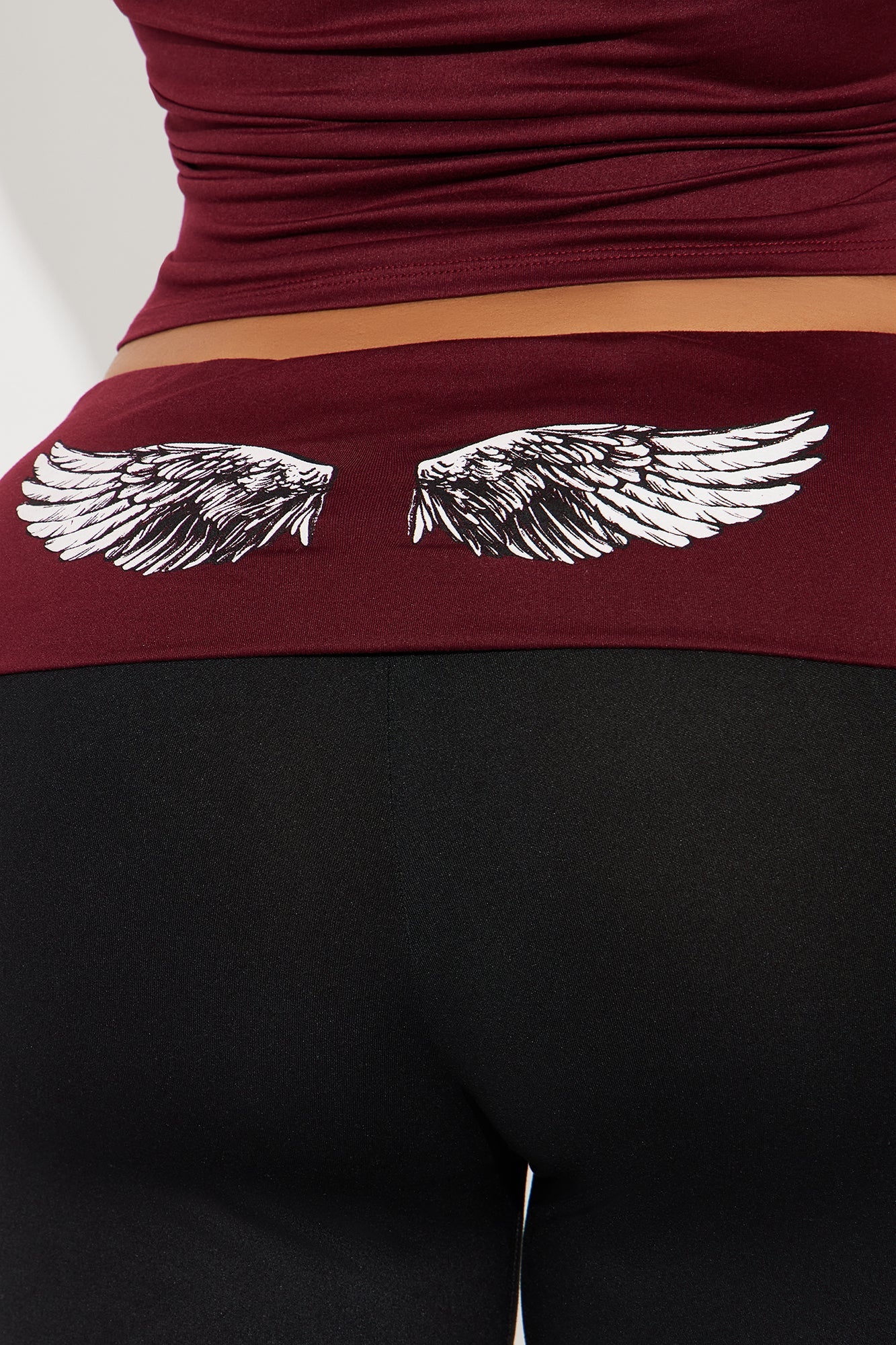 Nobody's Girl Strapless Pant Set - Burgundy