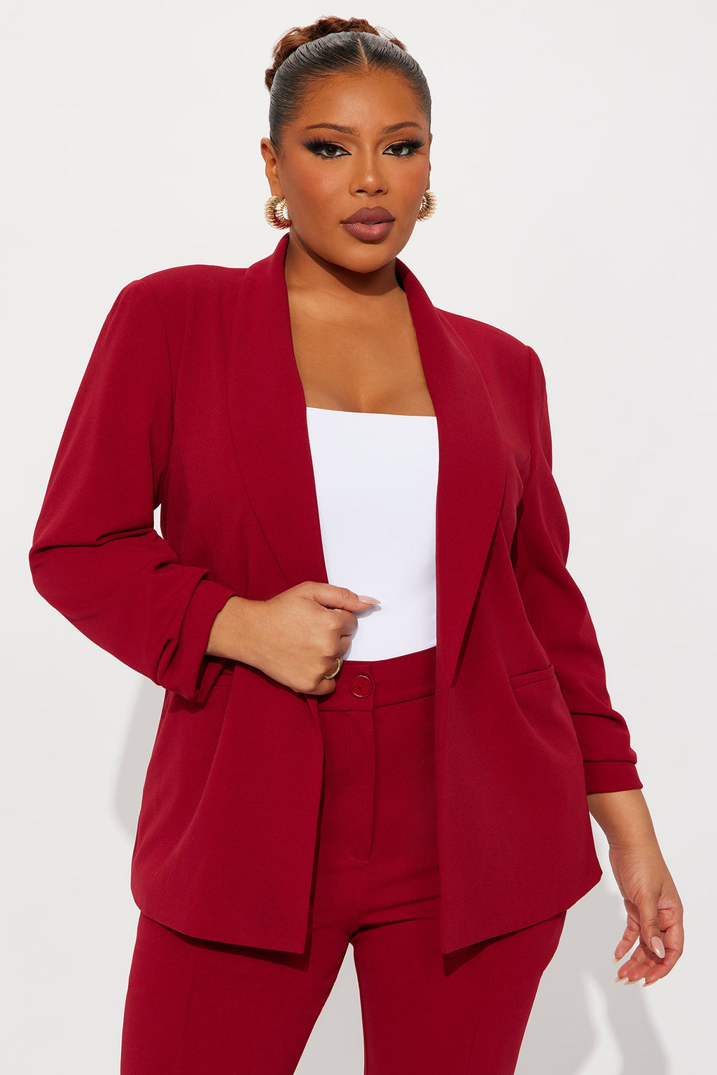 The Celine Blazer - Red