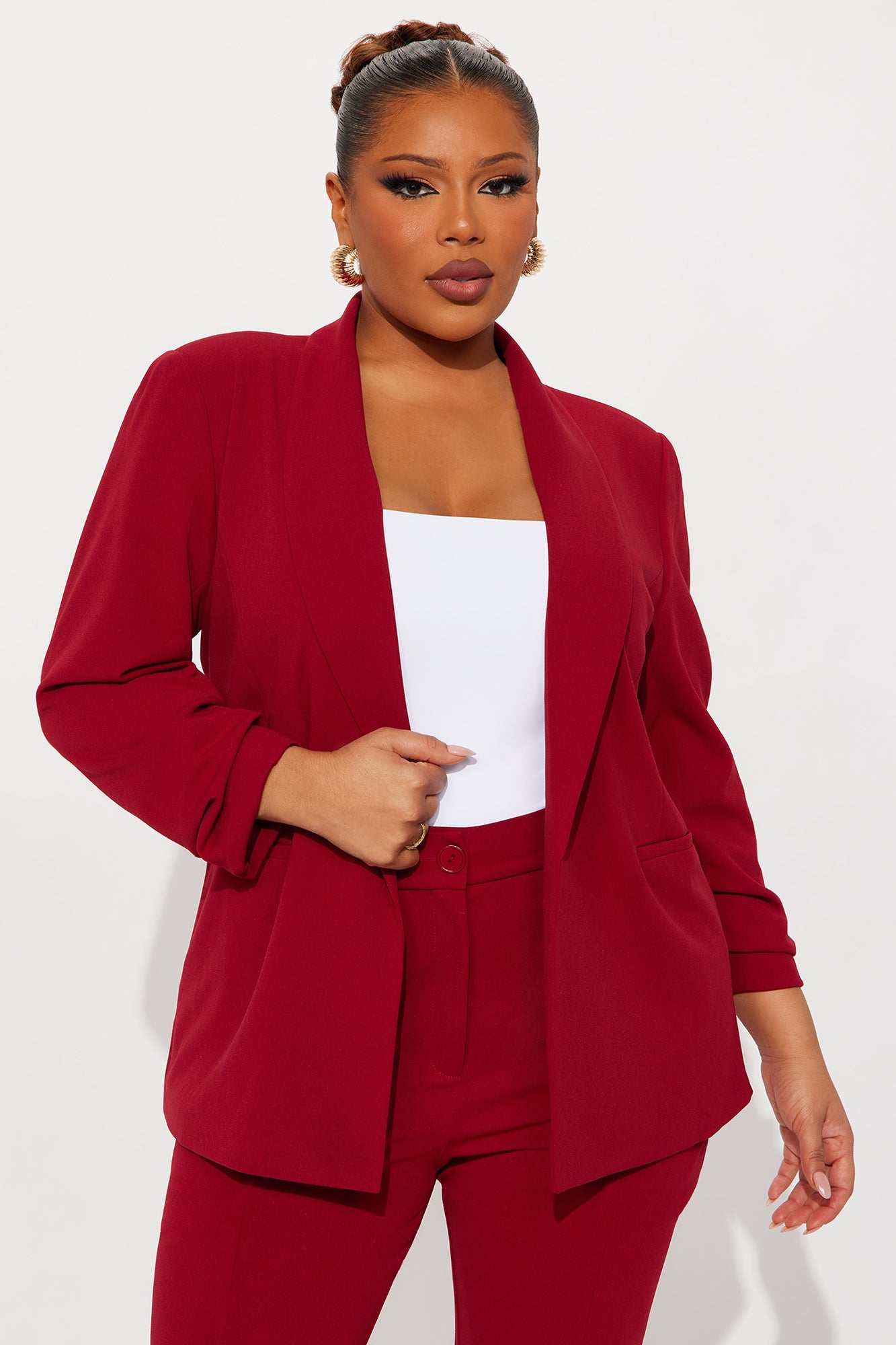 The Celine Blazer - Red