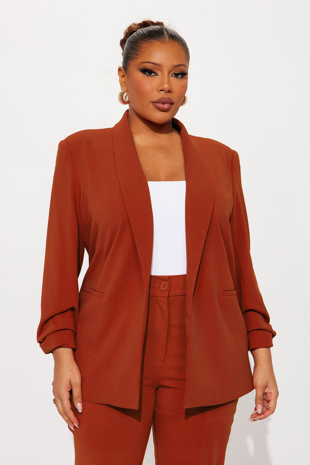 The Celine Blazer - Rust