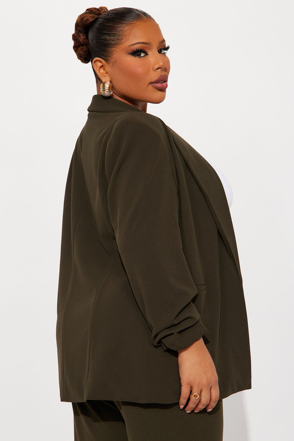 The Celine Blazer - Olive