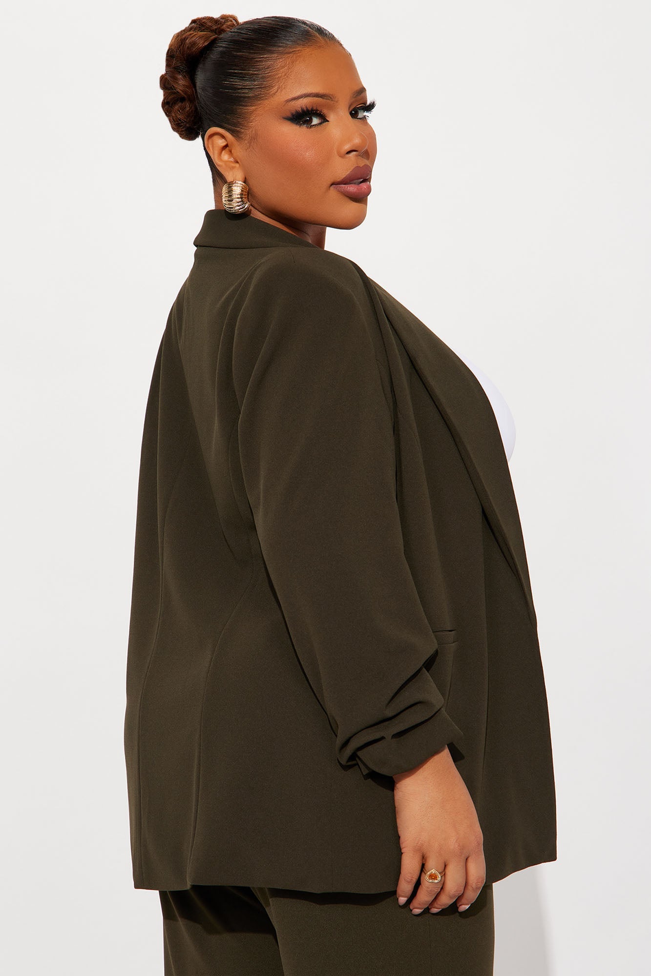 The Celine Blazer - Olive