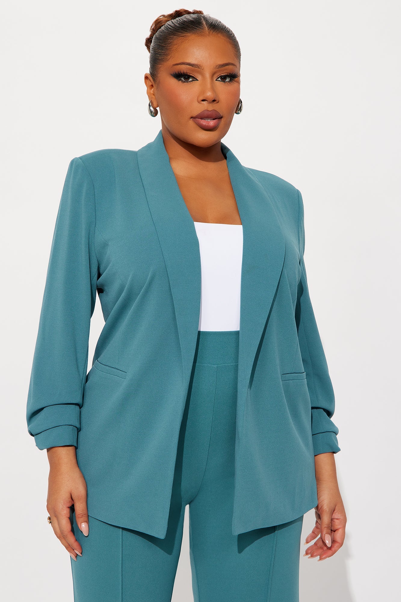 The Celine Blazer - Jade
