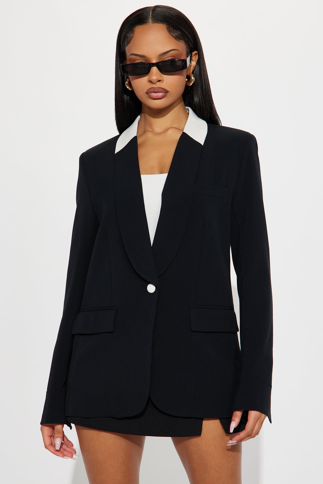 The Amalfi Fitted Blazer - Black