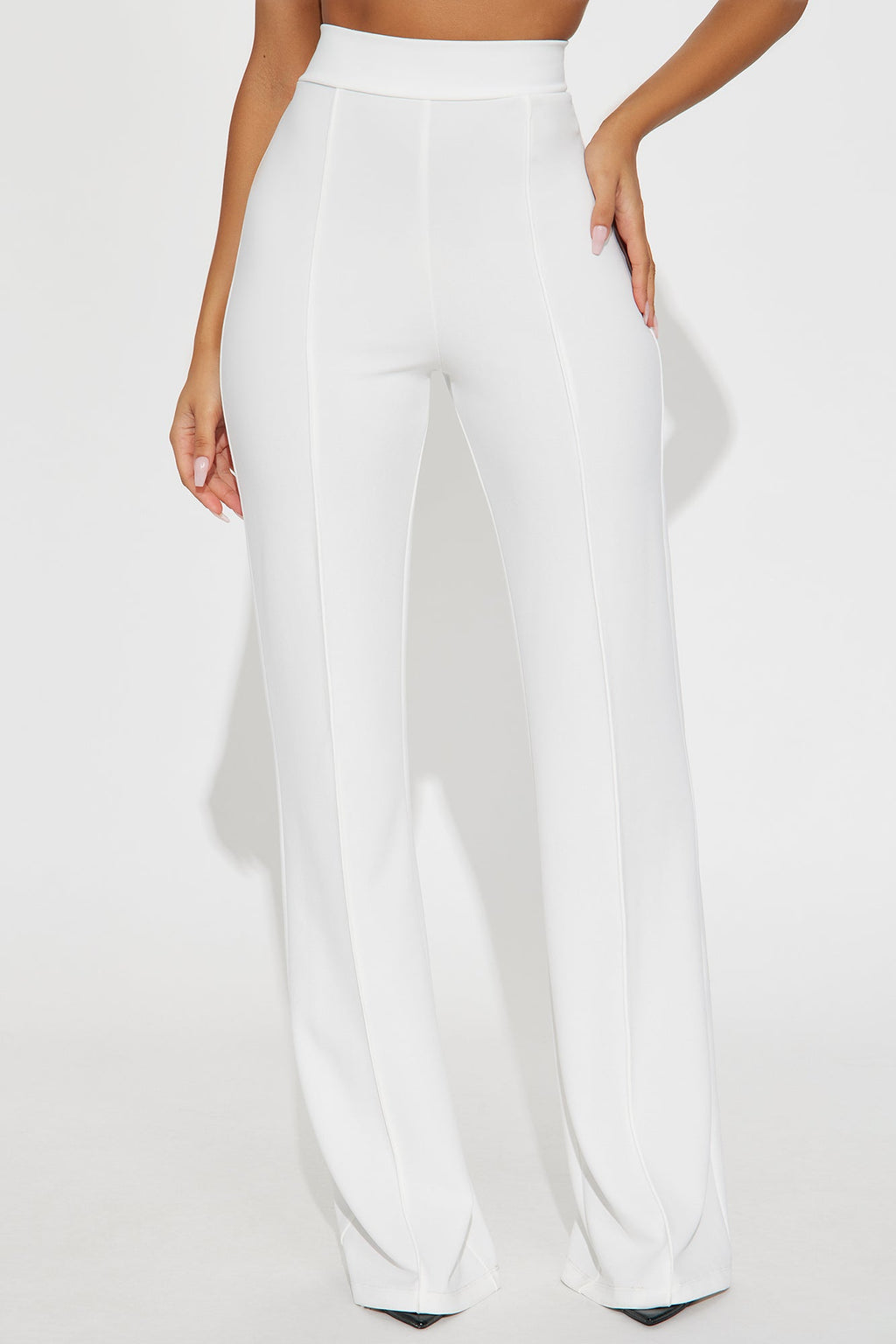 Victoria High Waisted Dress Pants - Ivory