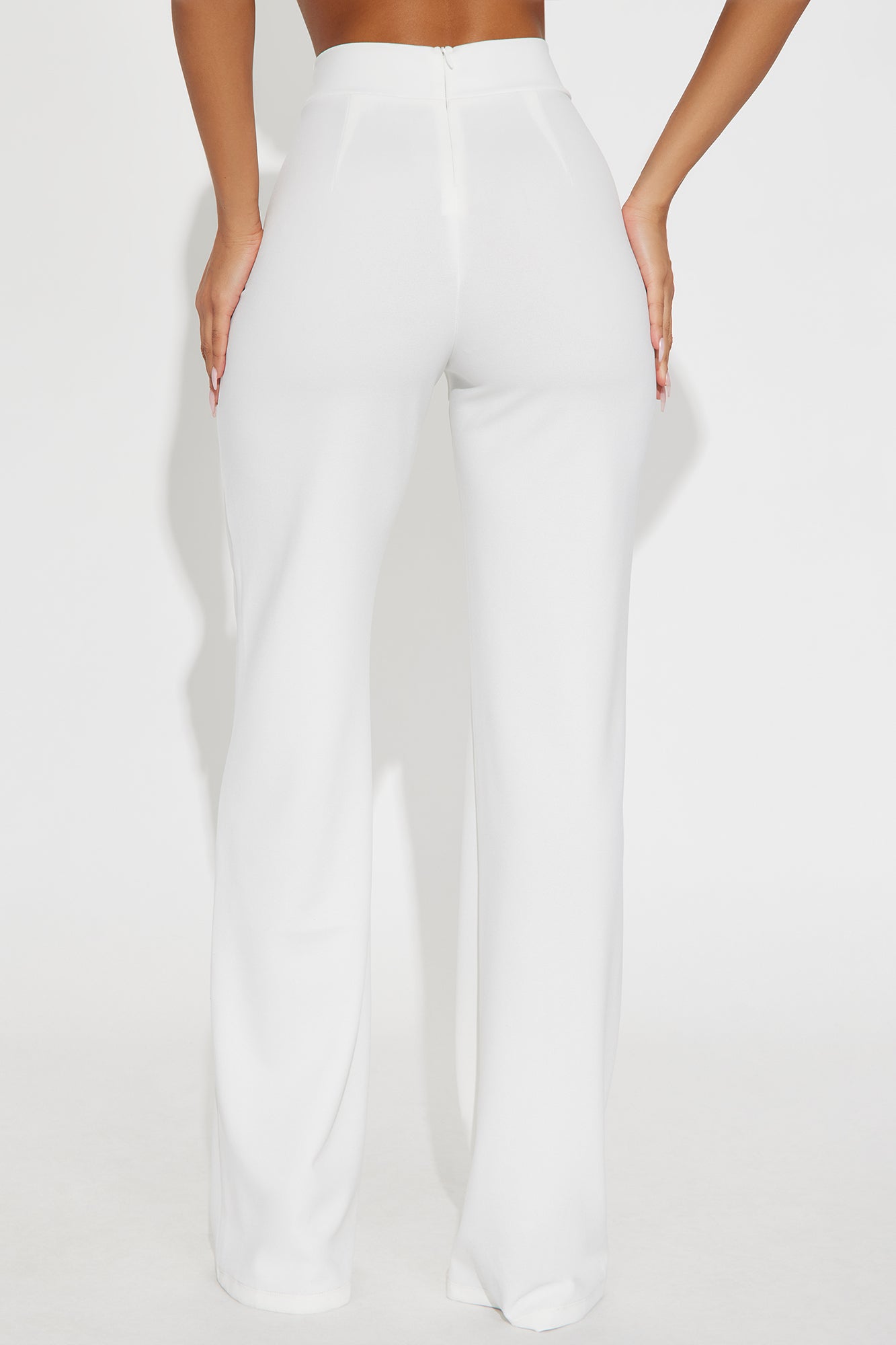 Victoria High Waisted Dress Pants - Ivory