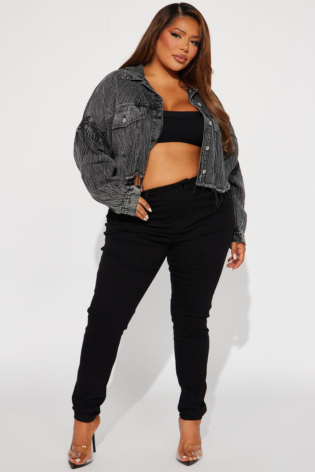 Skinny Uniform Pants - Black