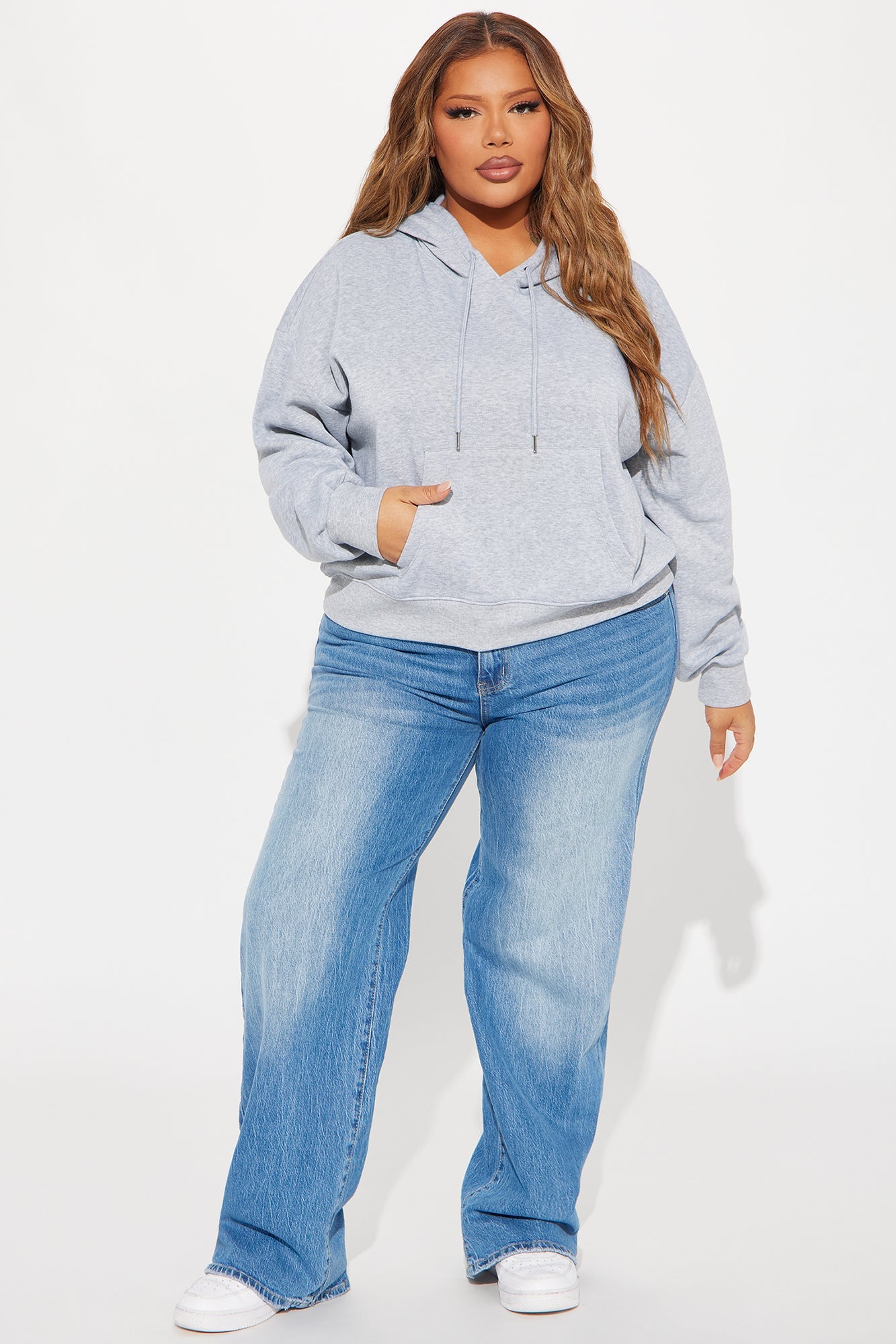 Candice Lounge Hoodie - Heather Grey