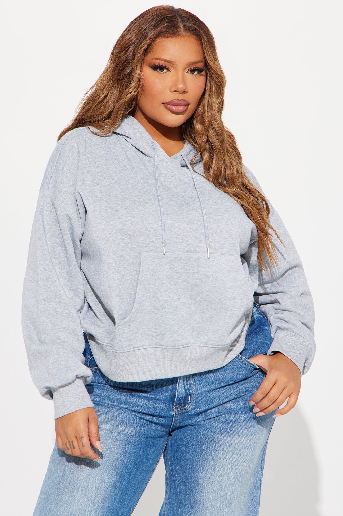 Candice Lounge Hoodie - Heather Grey