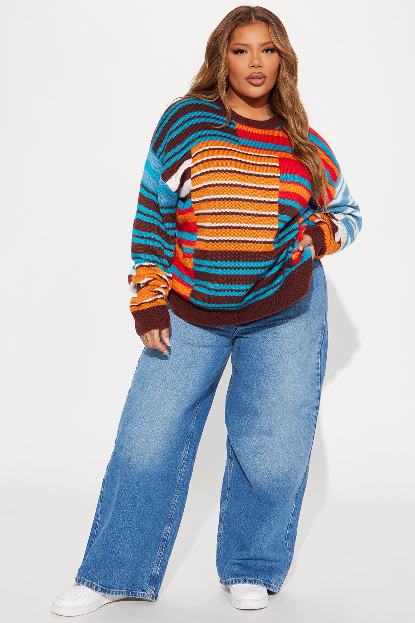 Venice Striped Sweater - Multi Color