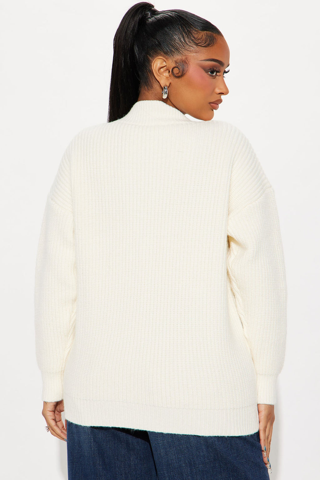 Frankie Oversized Cardigan - Ivory/combo
