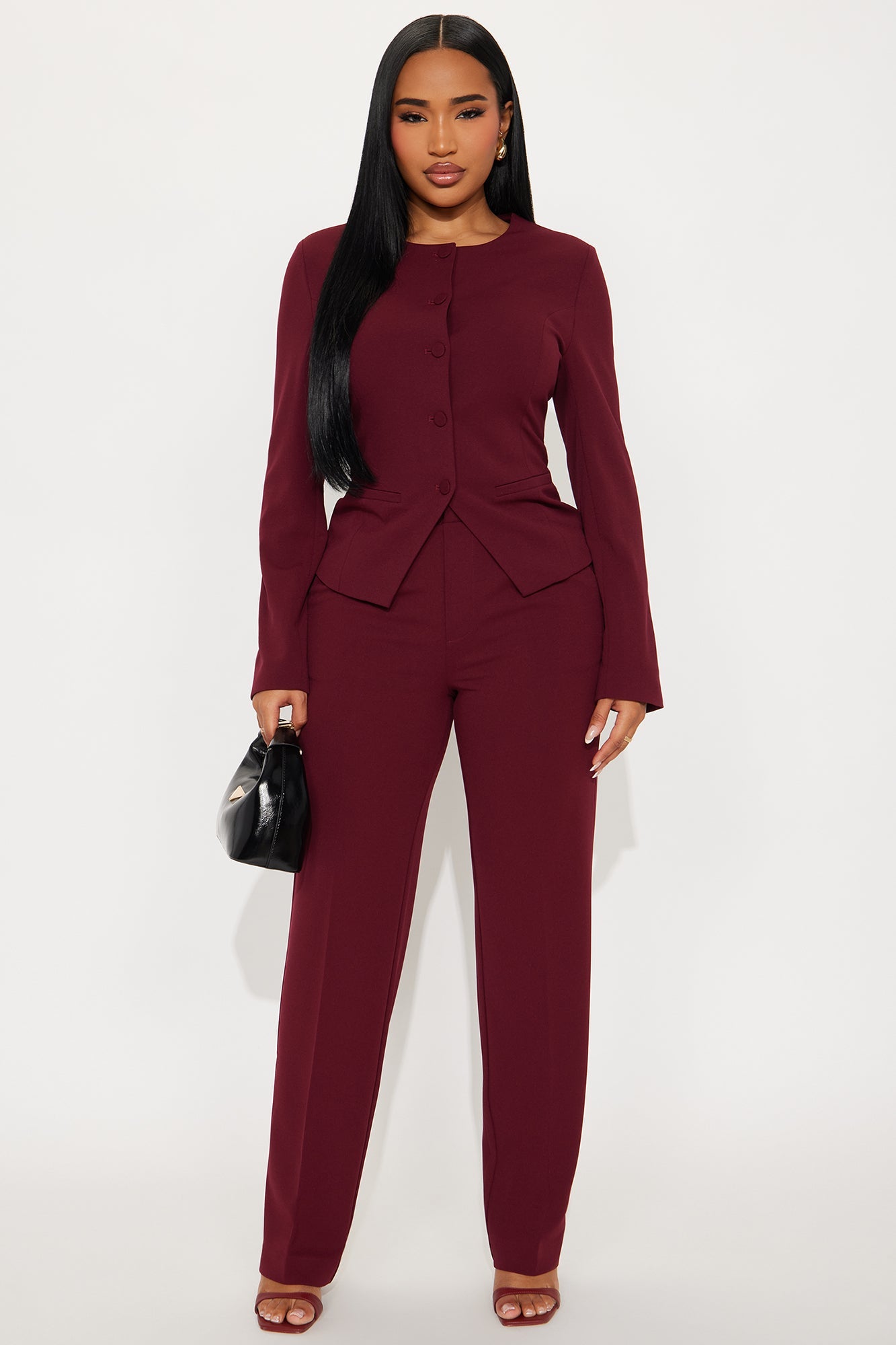 Mission Accomplished Blazer - Burgundy