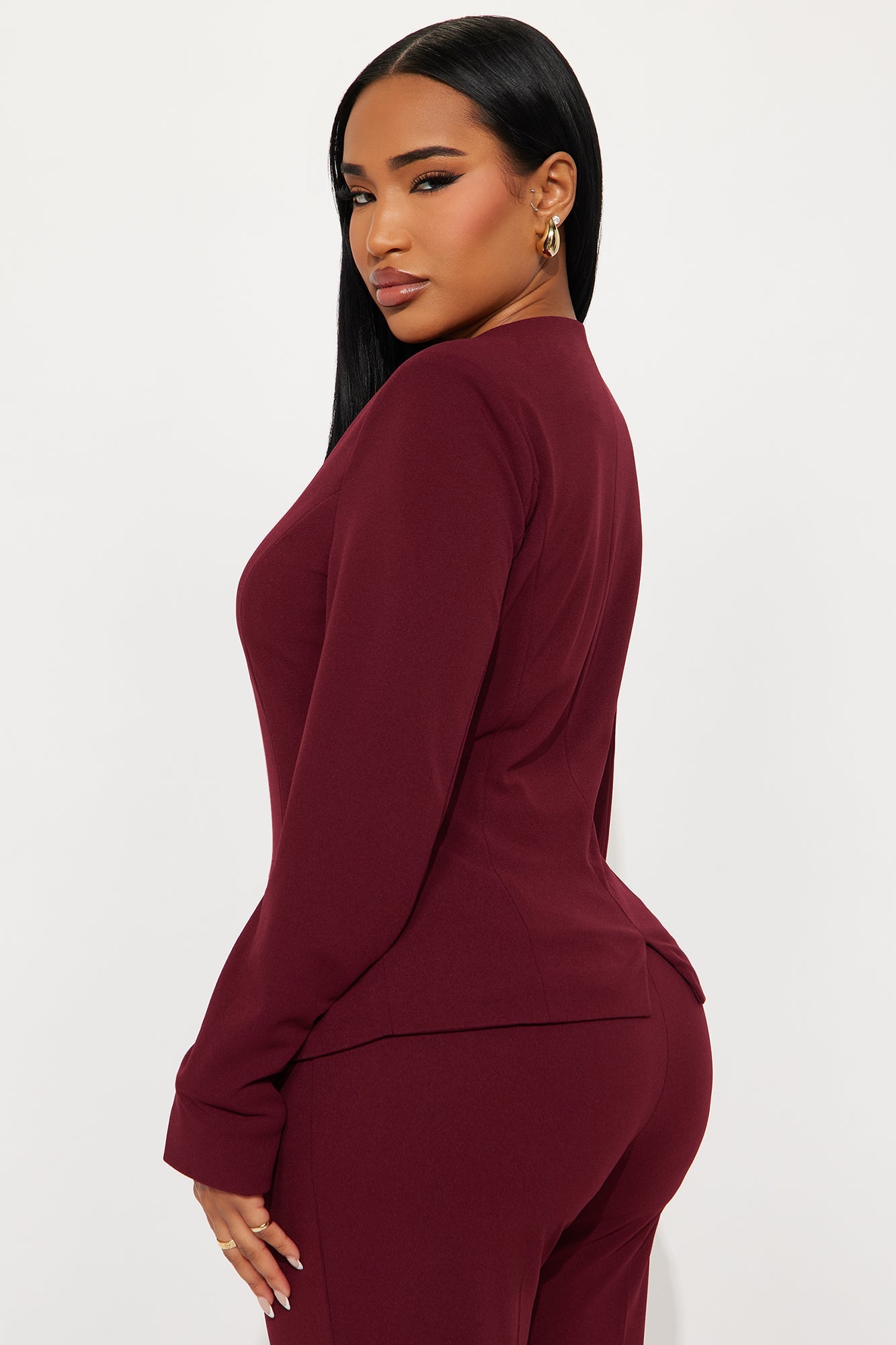 Mission Accomplished Blazer - Burgundy