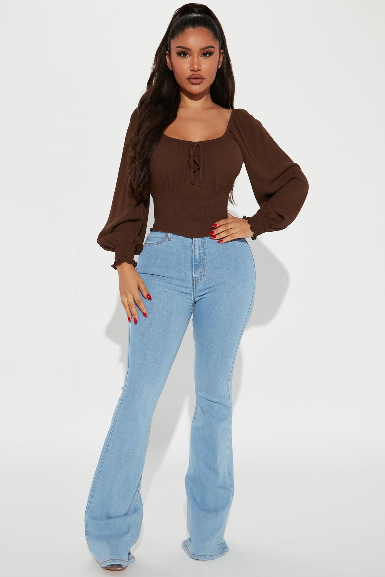 Brooklyn Crop Top - Chocolate