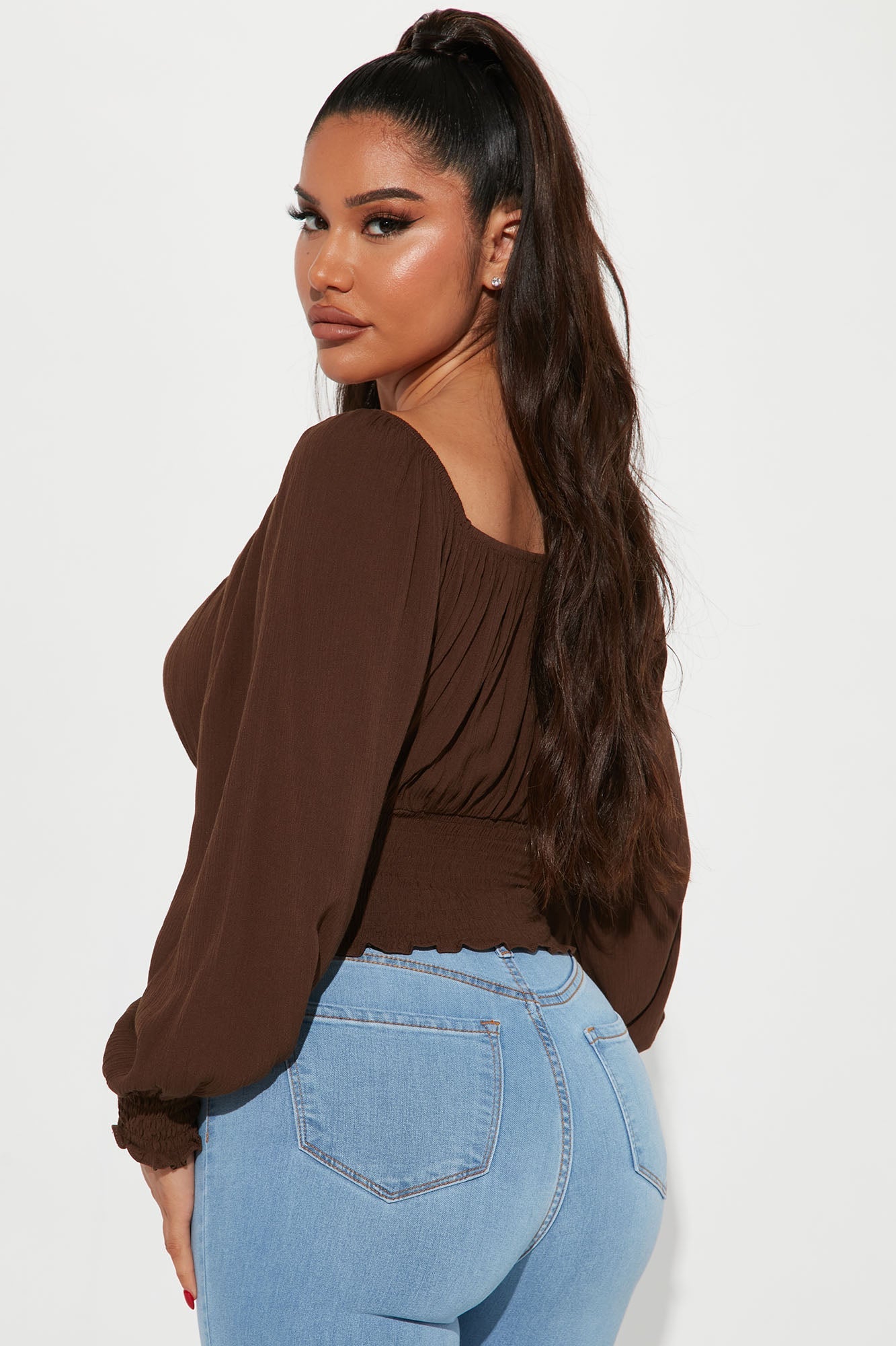 Brooklyn Crop Top - Chocolate