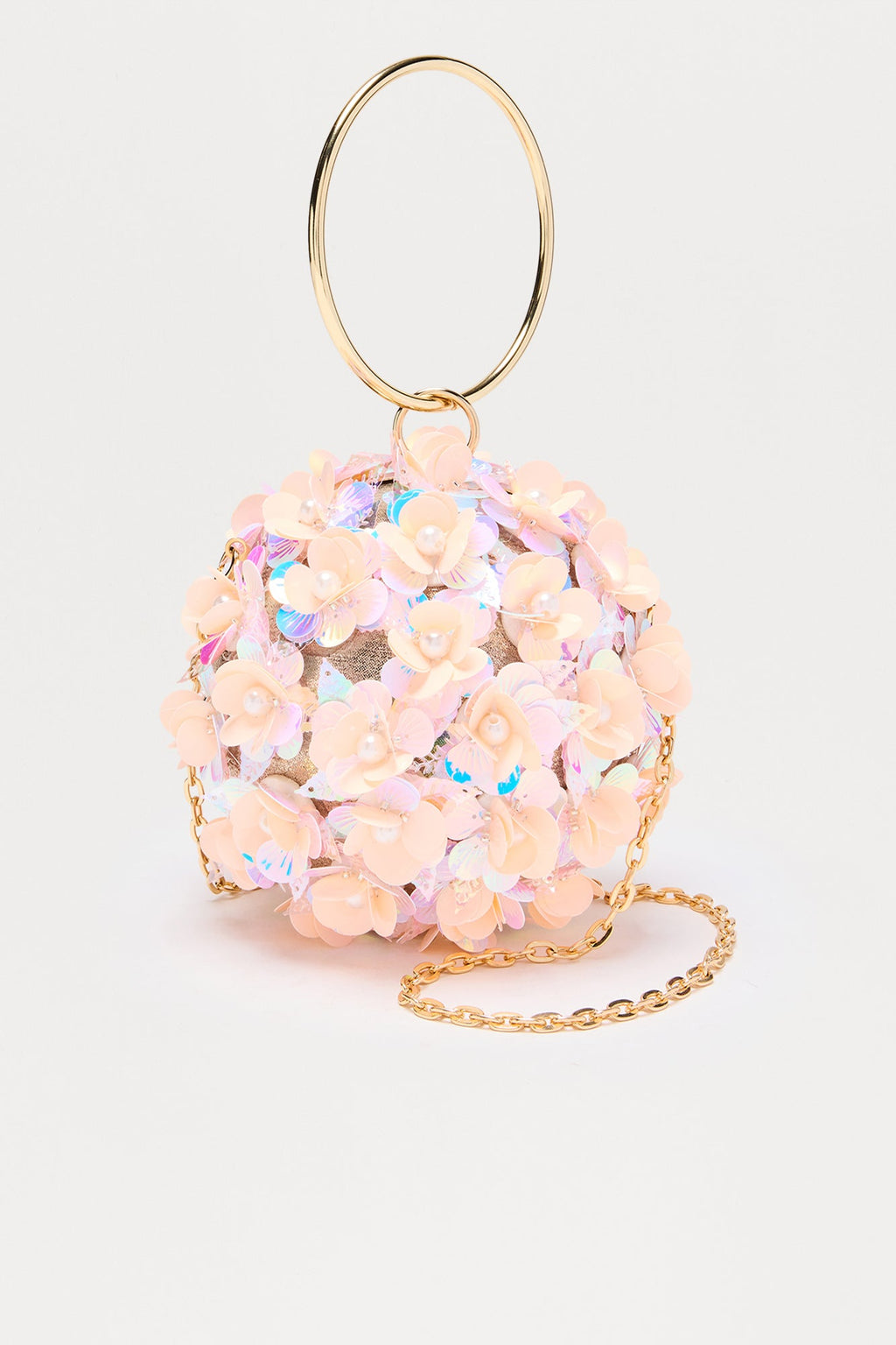 Devoted To You Floral Clutch - Pink