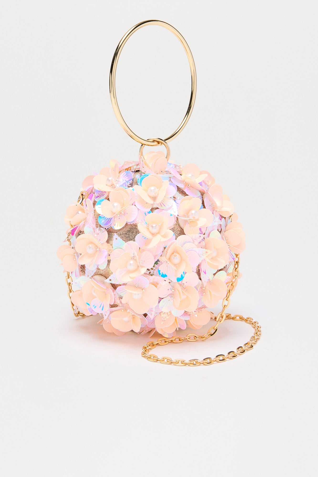 Devoted To You Floral Clutch - Pink
