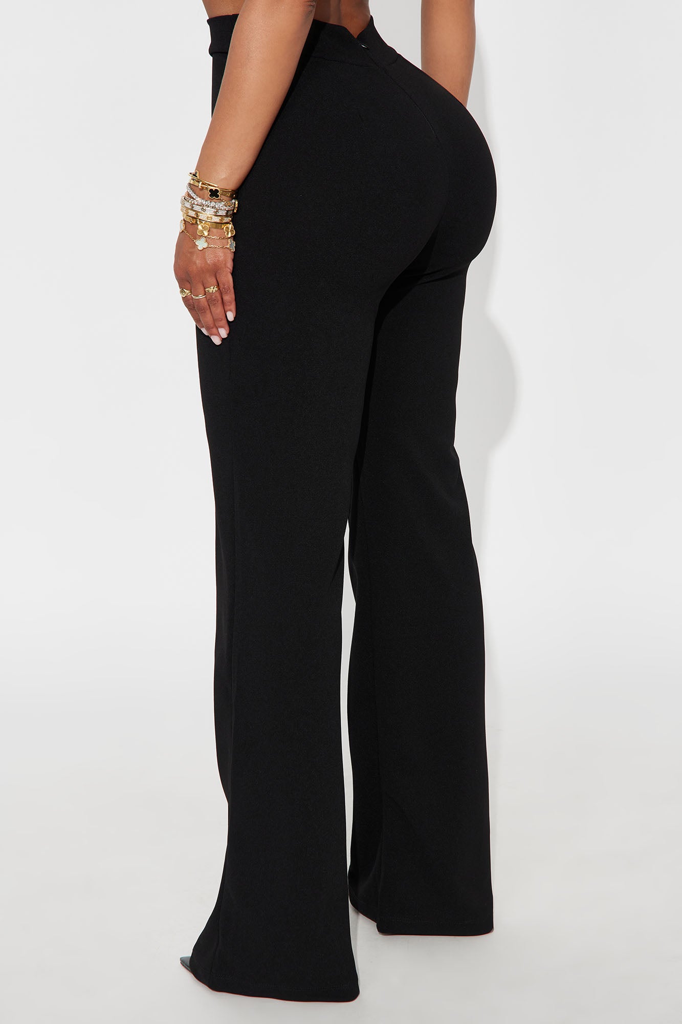 Victoria High Waisted Dress Pants - Black