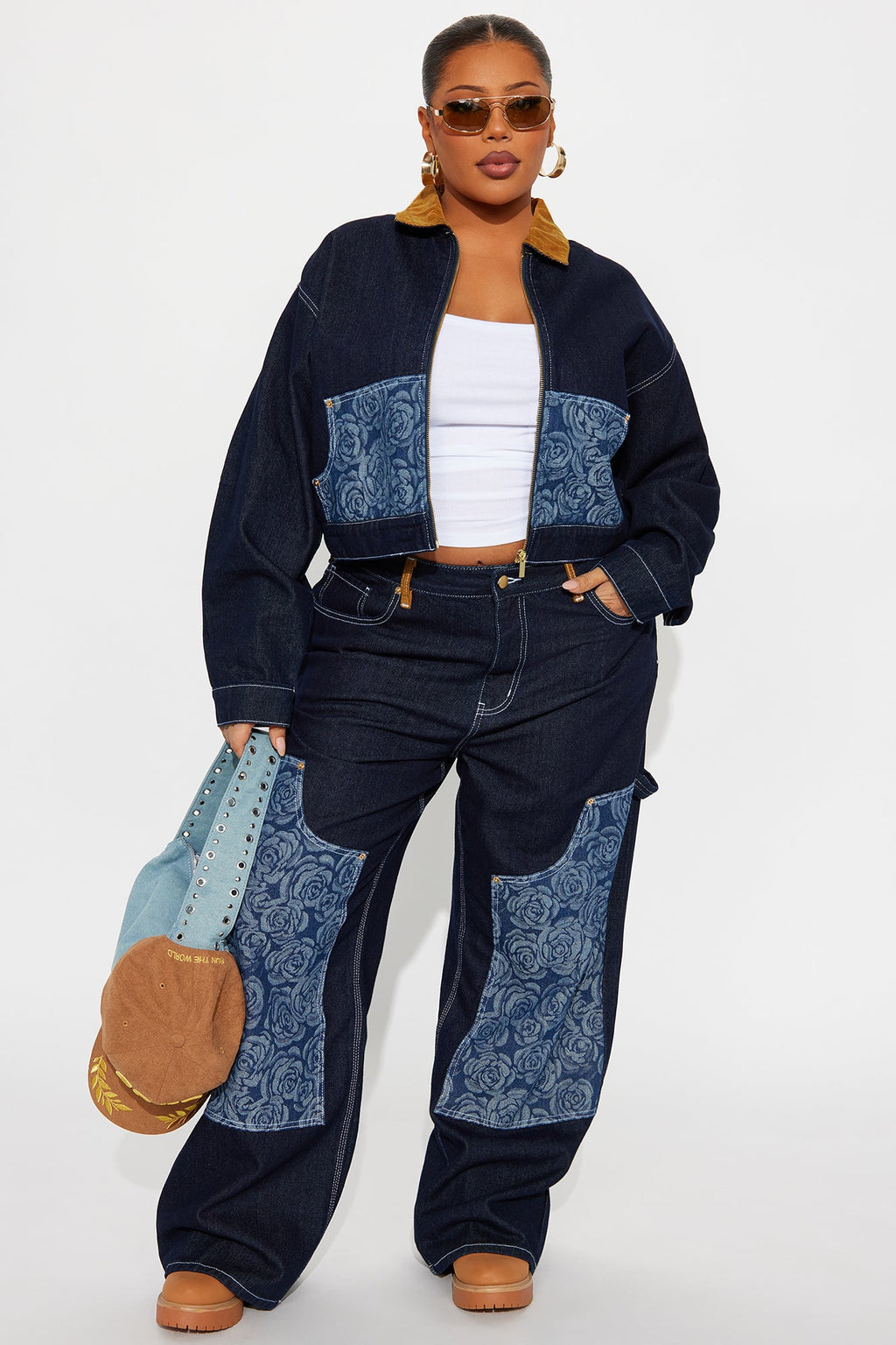 Essex Loose Utility Jeans - Dark Denim