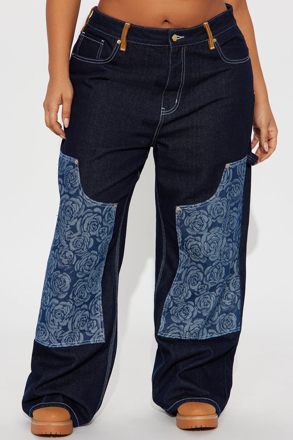 Essex Loose Utility Jeans - Dark Denim