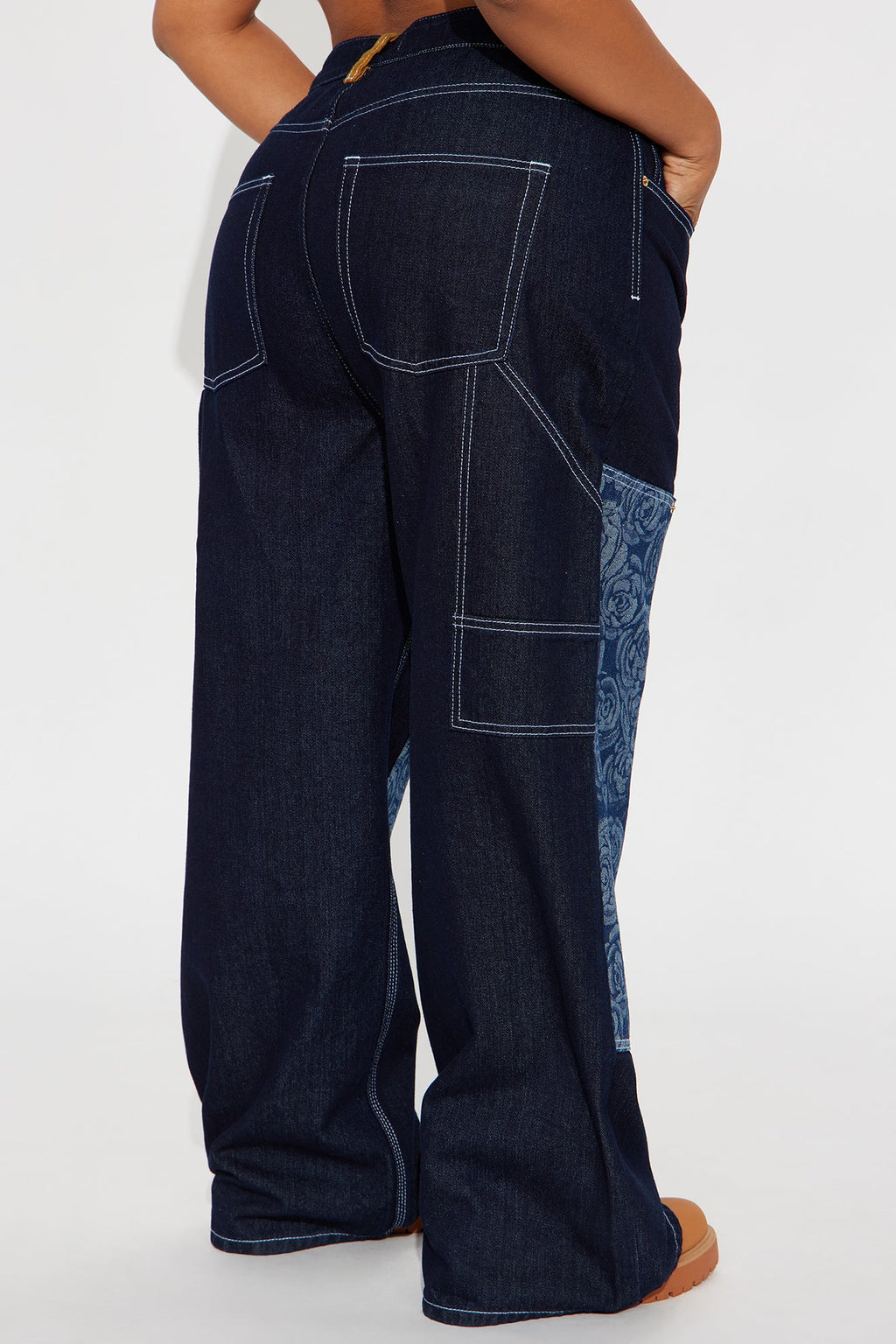 Essex Loose Utility Jeans - Dark Denim