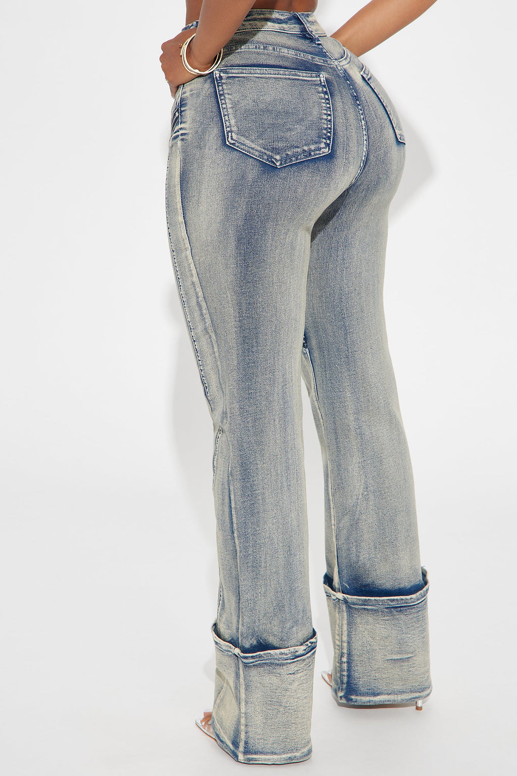 Locking In Stretch Straight Leg Jeans - Vintage Wash
